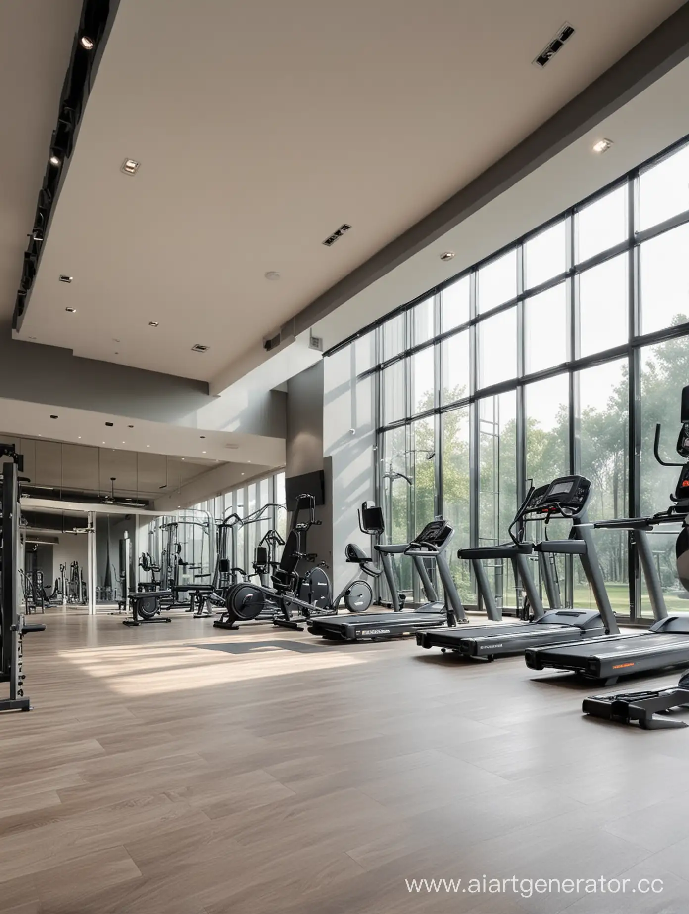 Contemporary-Fitness-Center-with-Stylish-Interior-Design