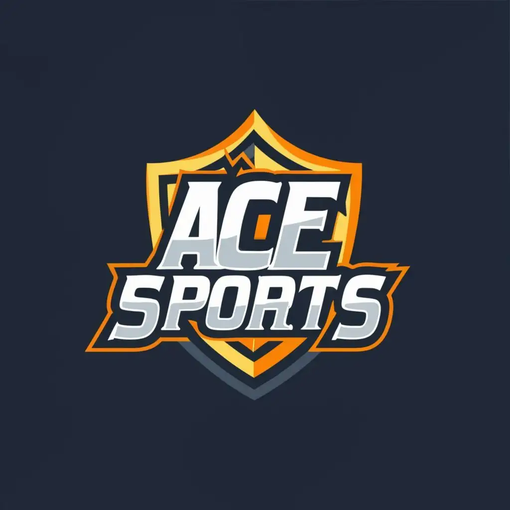 logo, brand, with the text "ace sports", typography, be used in Retail industry