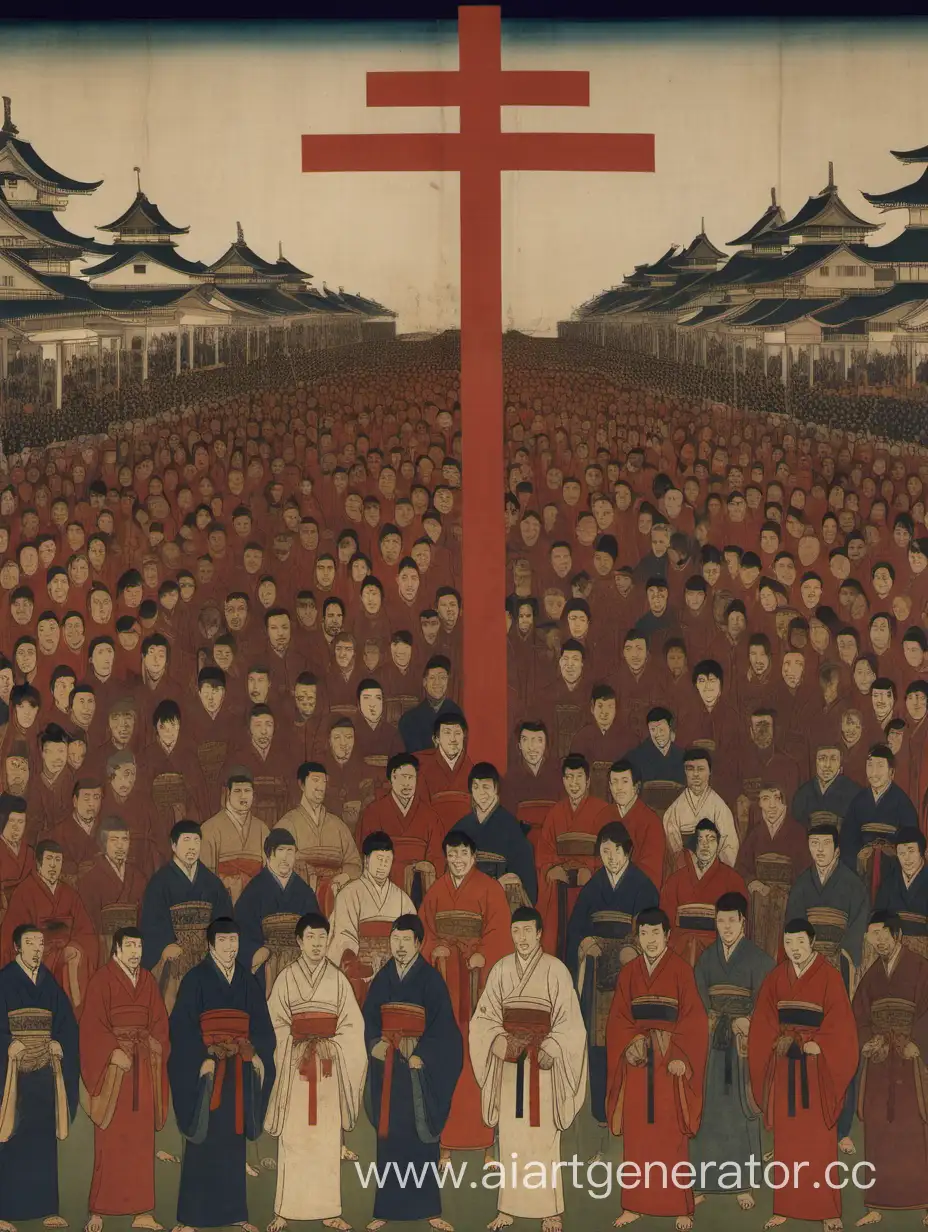 Christian-Empire-in-Japan-Historical-Illustration-of-Religious-Influence