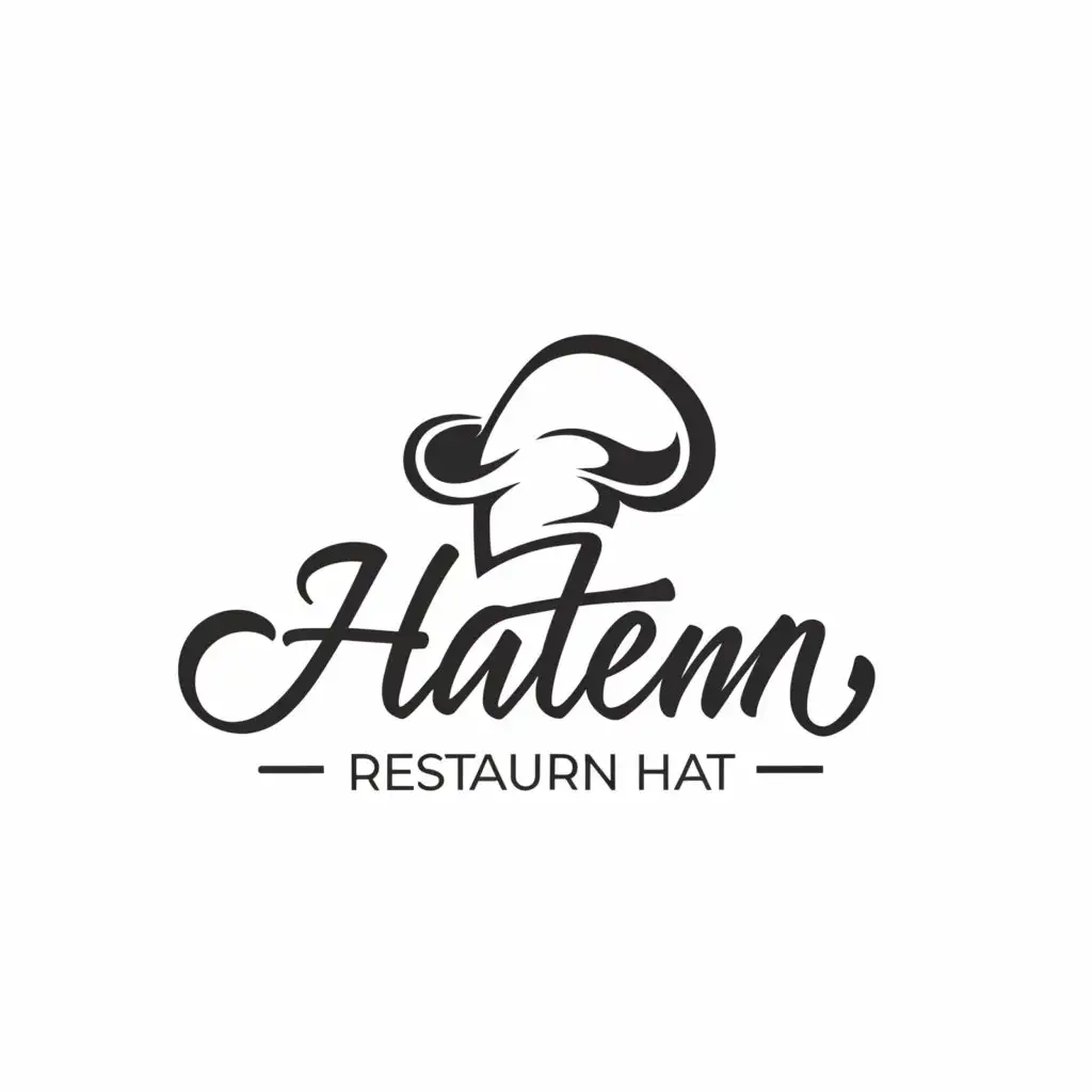 a logo design,with the text "DYAR HATTEM", main symbol:ICON,Moderate,be used in Restaurant industry,clear background