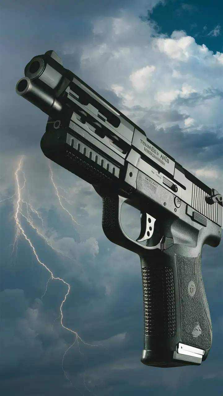 Dynamic Lightning Effects on a Magnum Handgun