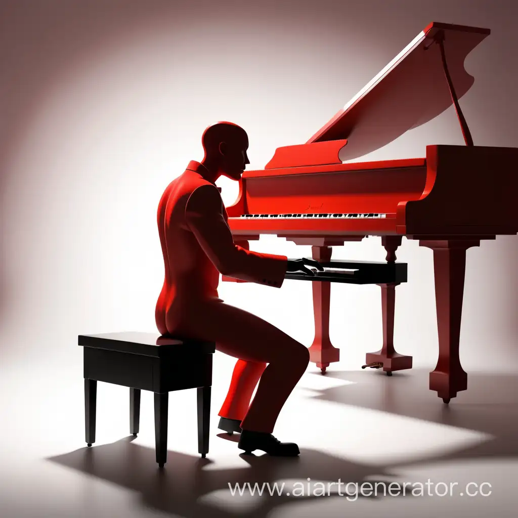 Elegant-Red-Pianist-Crafting-Melodies-in-Silhouette