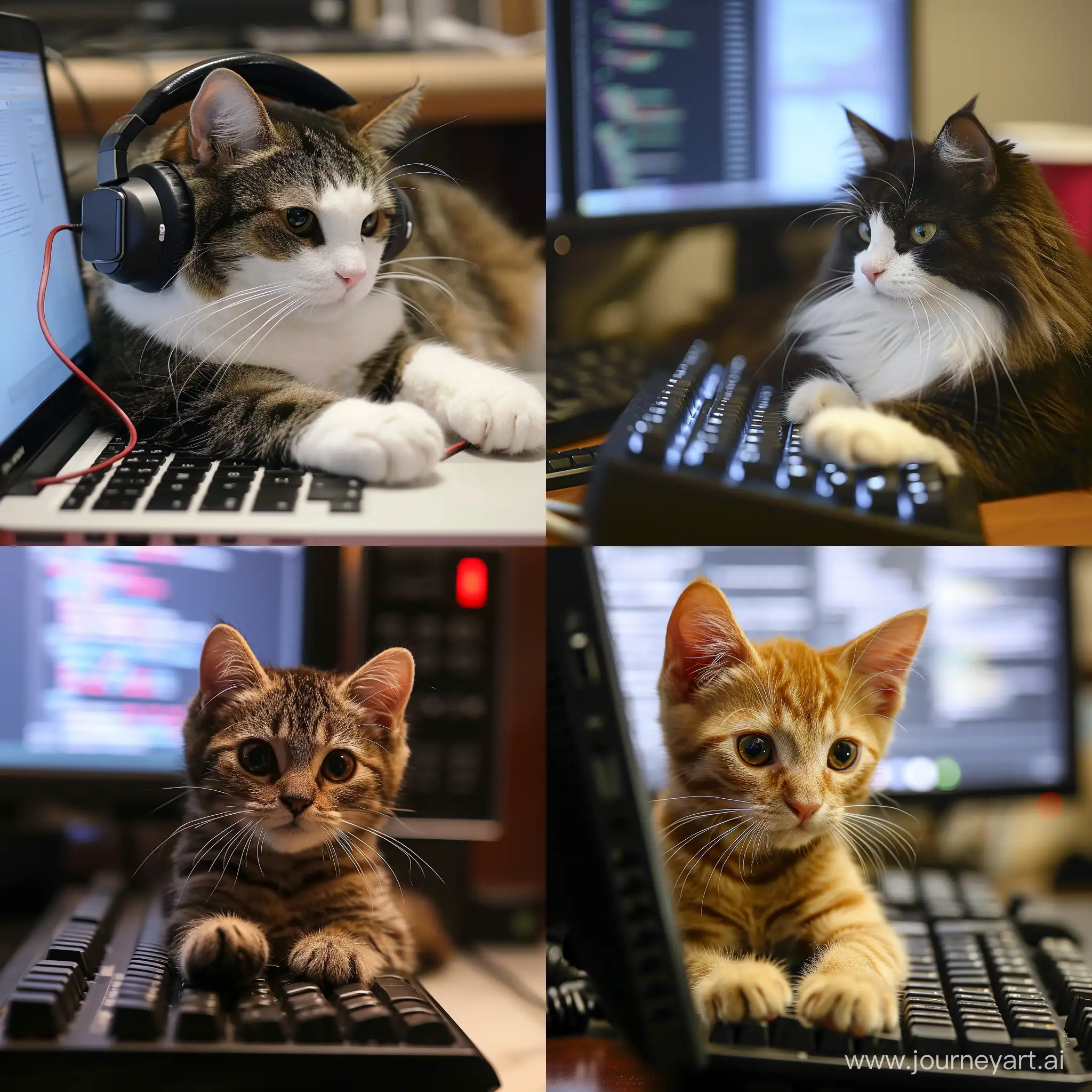 Clever-Cat-Hacking-with-Precision-Digital-Feline-Genius