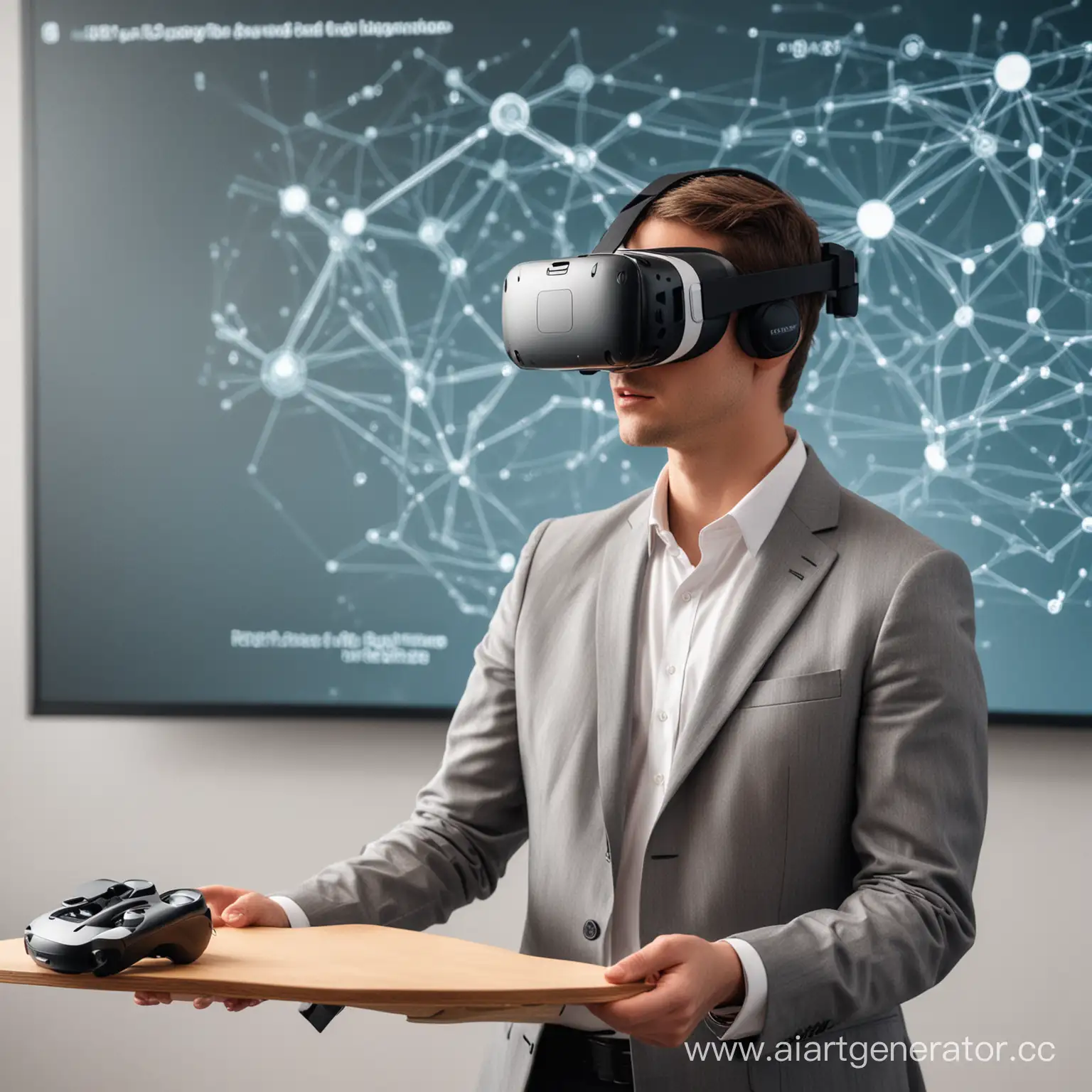 Презентация  новой инновационной доски с участием VR и искусственного интеллекта