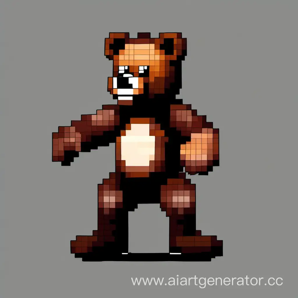 Pixel-Art-Freddy-Bear-Combat-Stance-Side-View-128x128