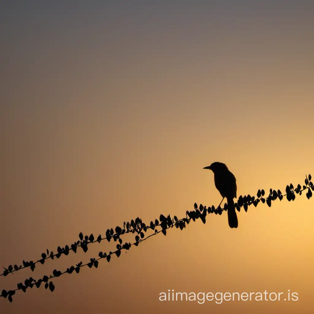 Vibrant-Sunrise-Serenade-by-a-Majestic-Bird