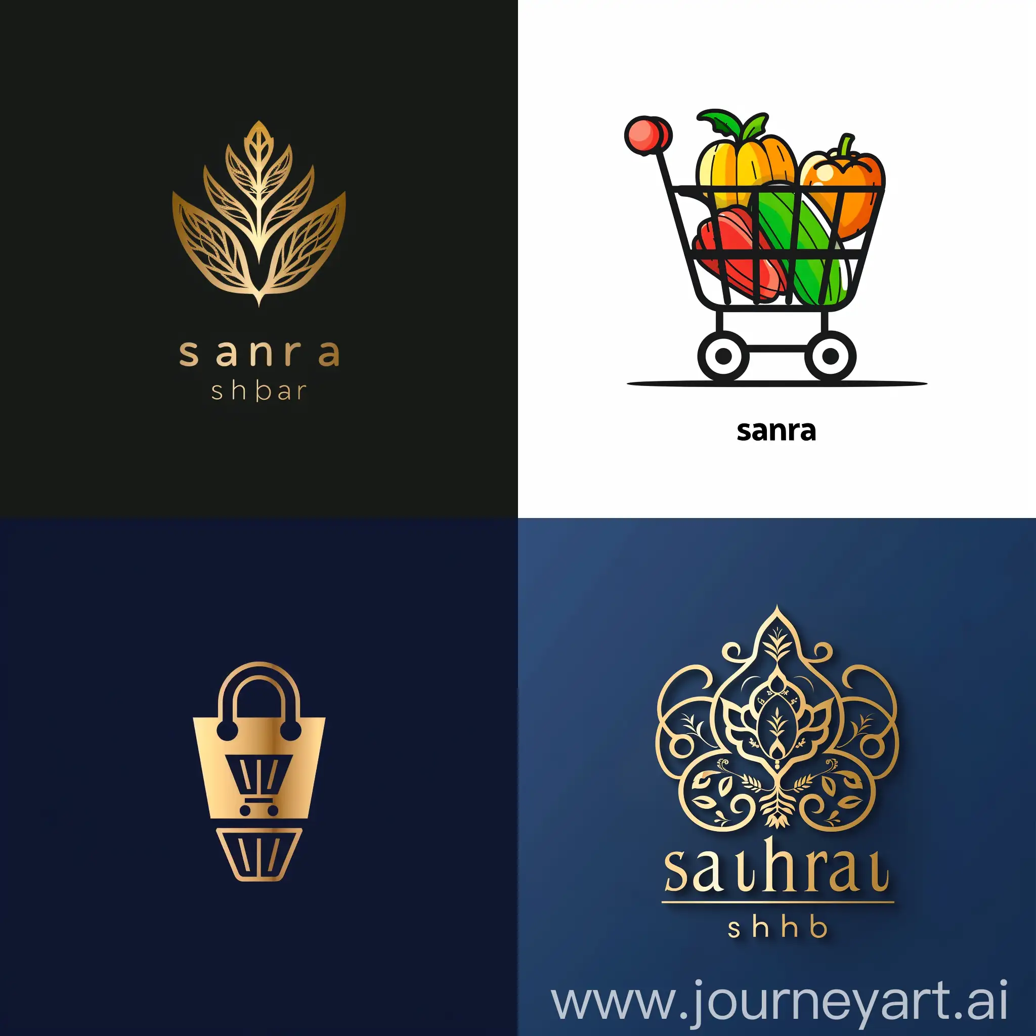 Logo sahra shop for ecommerce