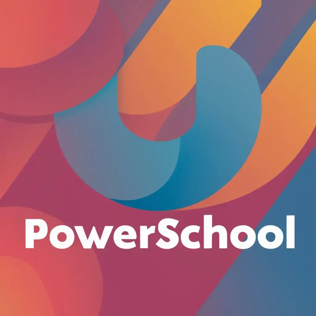 logo, PowerSchool, with the text "PowerSchool", typography