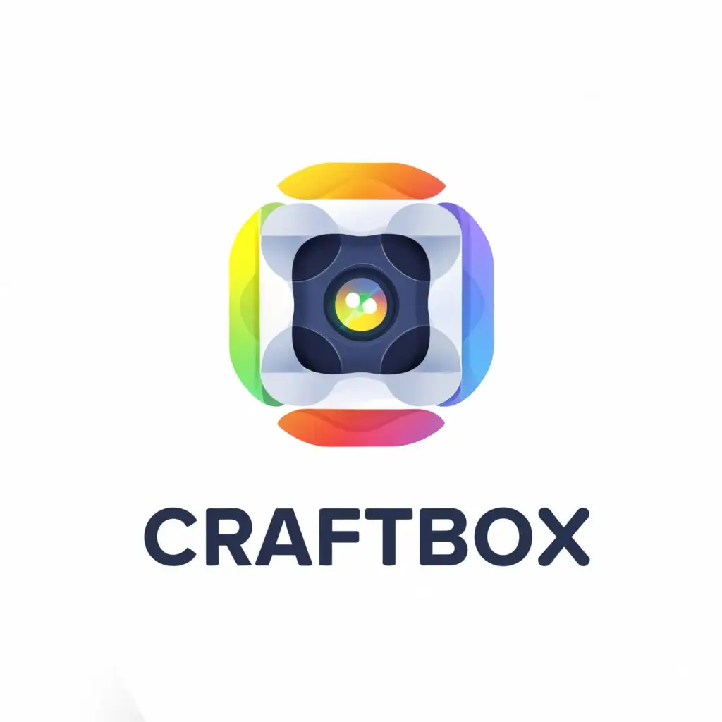 a logo design,with the text "CRAFTBOX", main symbol:"Design a visually captivating and strategically crafted app icon for CraftBox, a premier design platform aiming to revolutionize the creative market, positioning itself as the "Netflix" of creative tools and resources. CraftBox seeks an app icon that deeply resonates with its target audience, evoking emotions, fostering brand loyalty, and establishing a competitive advantage. The app icon should reflect the brand's innovative spirit, trustworthiness, and commitment to providing fast and reliable design solutions. Incorporate elements that symbolize creativity, craftsmanship, and efficiency, while ensuring clarity and legibility at small sizes. Utilize modern design principles and typography, aligning the app icon with CraftBox's brand identity and positioning as a leader in the design industry. Emphasize simplicity, elegance, and functionality, creating an app icon that is visually striking and instantly recognizable. The app icon should evoke a sense of excitement and inspiration, enticing users to engage with CraftBox's platform and explore its diverse range of design resources.",Moderate,be used in Entertainment industry,clear background