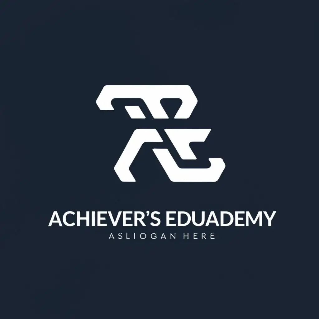 a logo design, with the text 'Achiever's Eduacademy', main symbol: AE, Moderate, to be used in Education industry, clear background