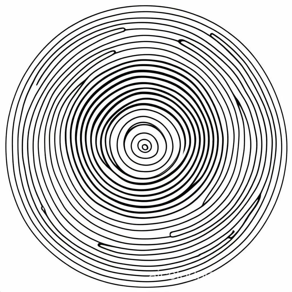 Cosmic Spiral, Coloring Page, black and white, line art, white background, Simplicity, Ample White Space. The background of the coloring page is plain white to make it easy for young children to color within the lines. The outlines of all the subjects are easy to distinguish, making it simple for kids to color without too much difficulty