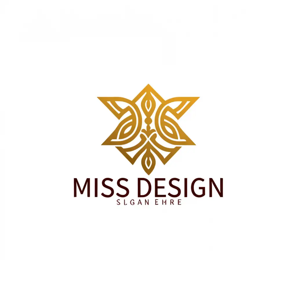 a logo design,with the text "Miss Design", main symbol:Jewelry Accessories,complex,clear background
