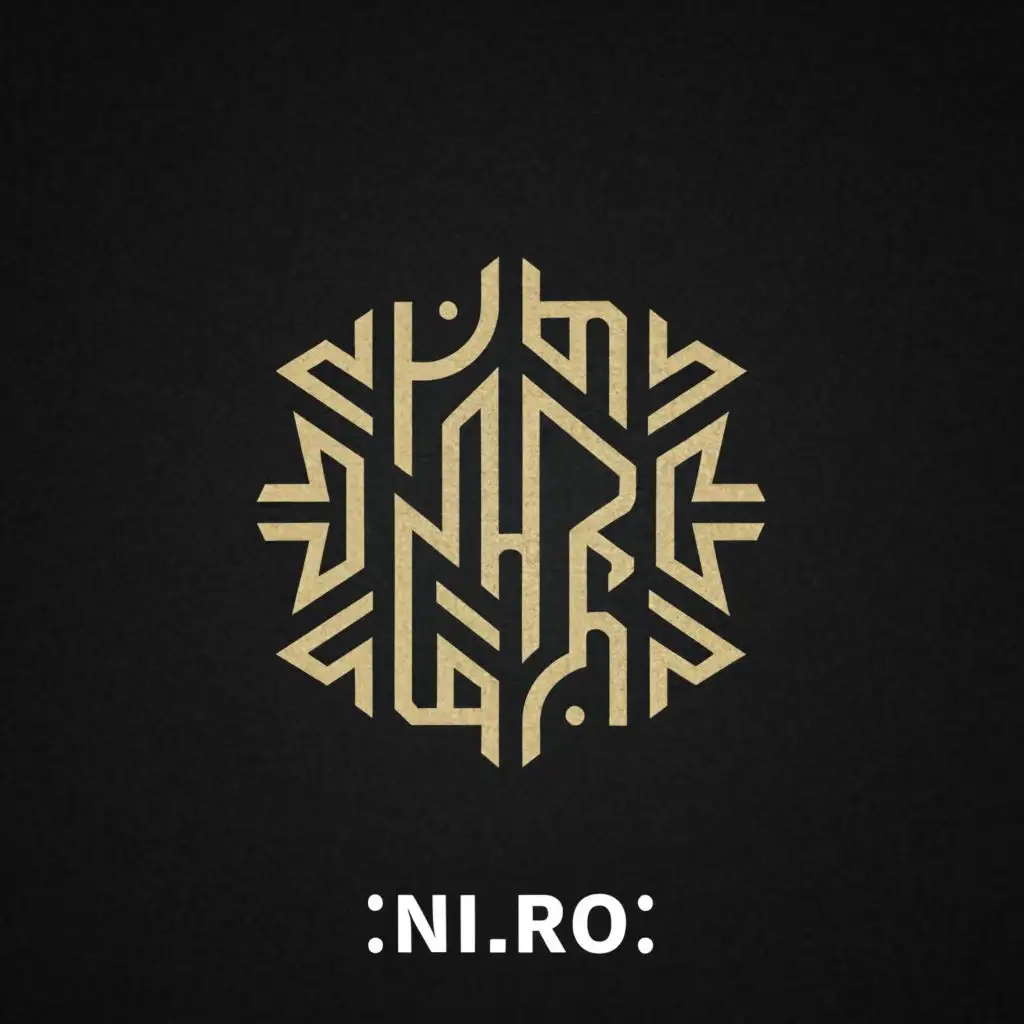 LOGO-Design-for-A-Mans-Journey-Complex-Niro-Symbol-with-Entertainment-Industry-Aesthetic