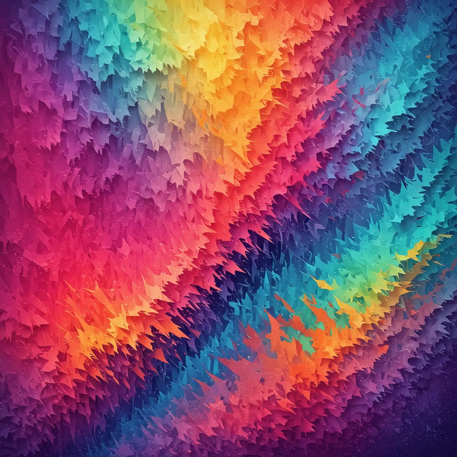 colorful graient jagged background
