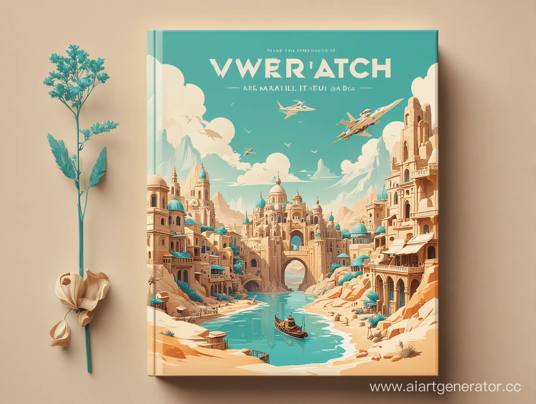 World-Landmarks-Travel-Adventure-in-Turquoise-and-Beige-Overwatch-Inspired-Book-Cover