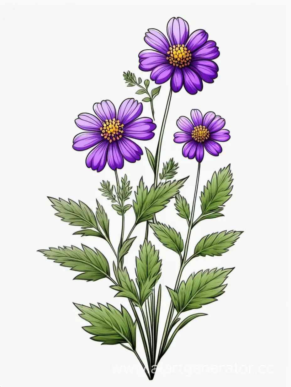 Elegant-Purple-Wildflower-Trio-Minimalist-Botanical-Art-in-4K