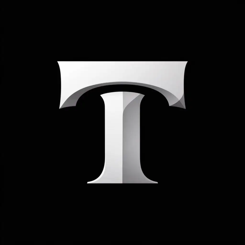 Elegant-White-Alphabet-T-Logo-on-Black-Background
