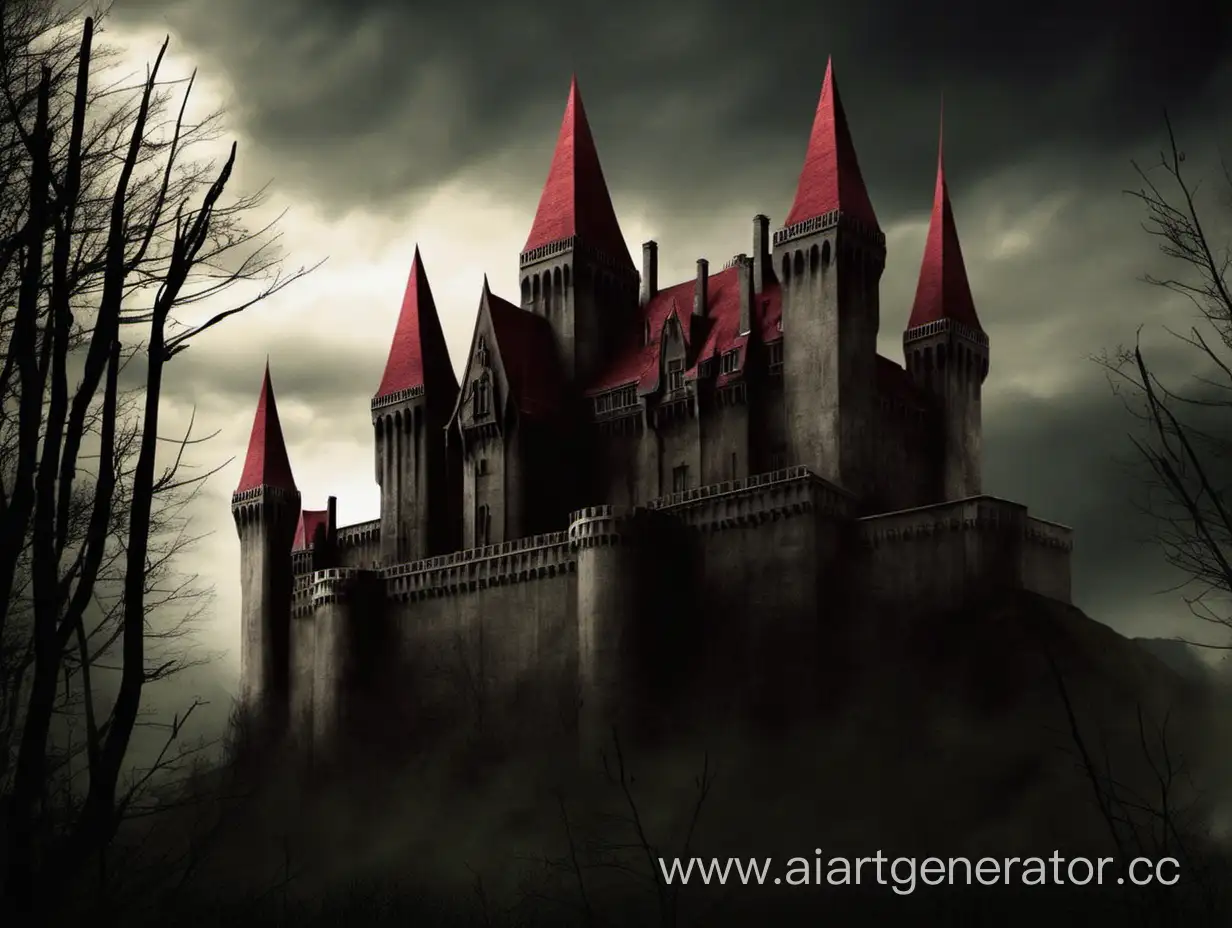 Majestic-Volturi-Castle-Illuminated-at-Dusk-A-Captivating-Twilight-Fortress