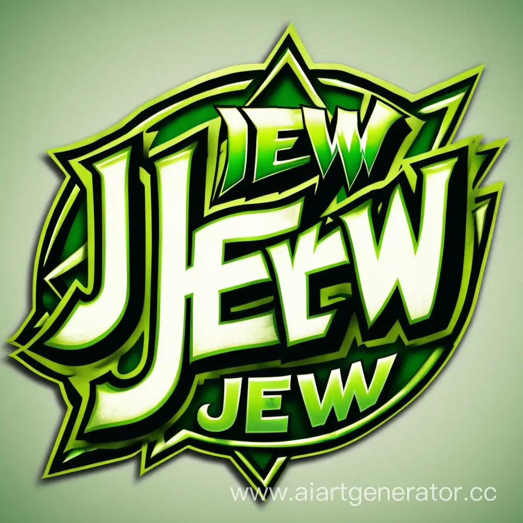 "Name The Jew", Mountain Dew style logo
