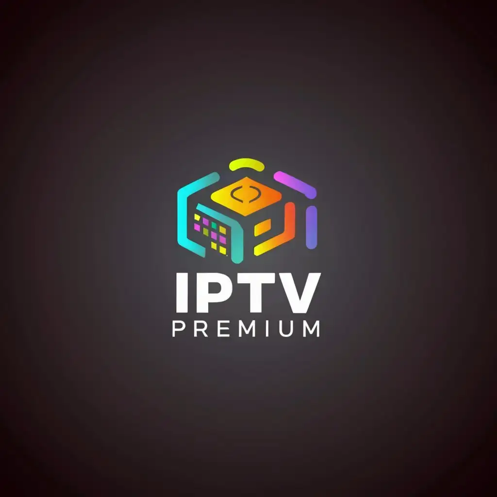 a logo design,with the text "iptv premium", main symbol:iptv,Moderate,be used in Technology industry,clear background