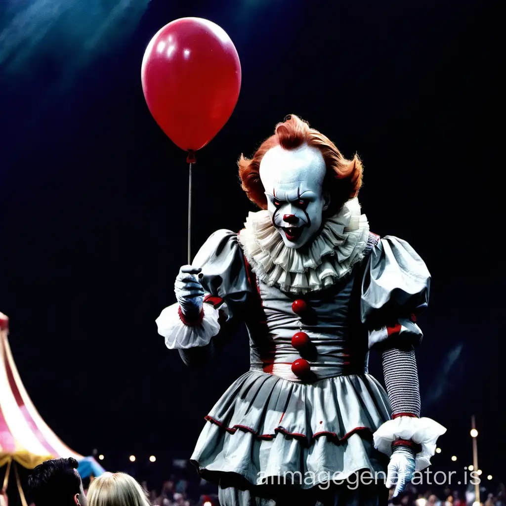 Pennywise-Clown-Performing-at-the-Circus