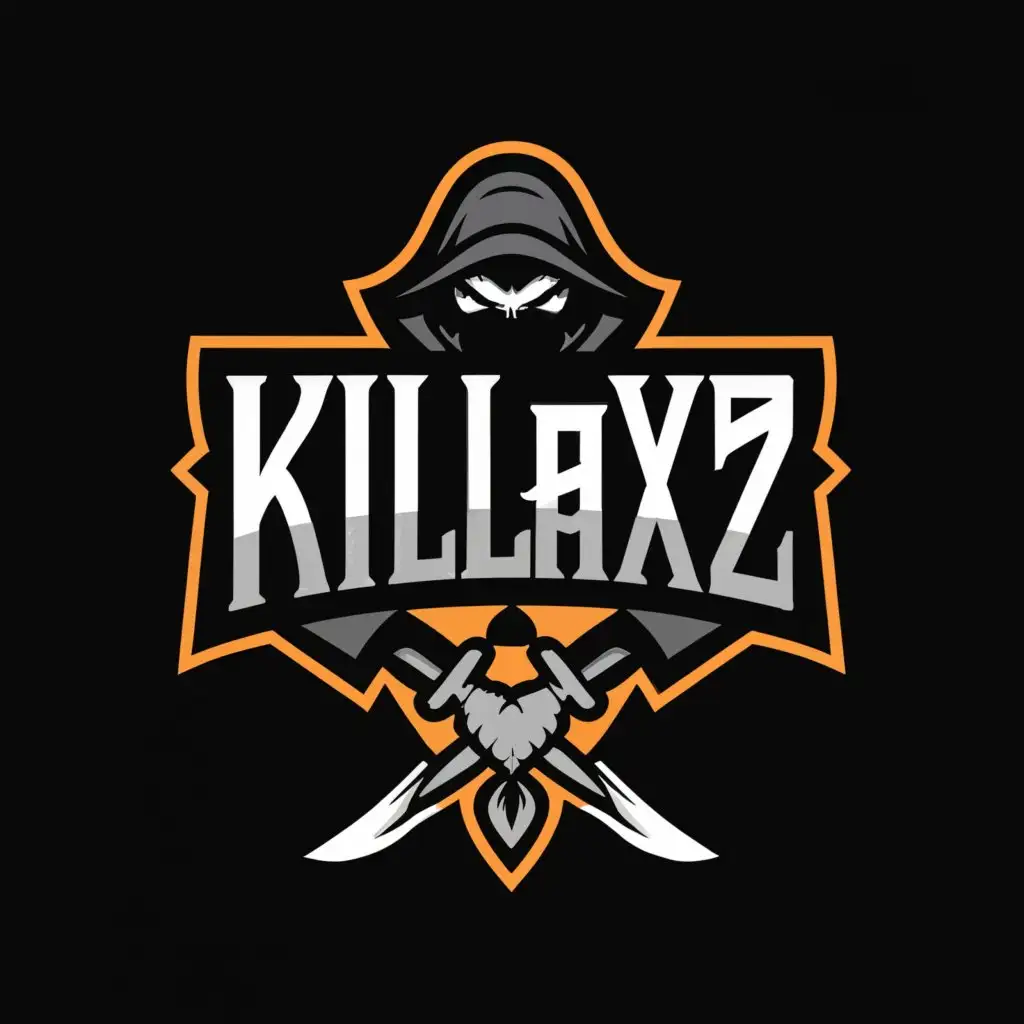 a logo design,with the text "Killaxz", main symbol:Jack the ripper,Moderate,clear background