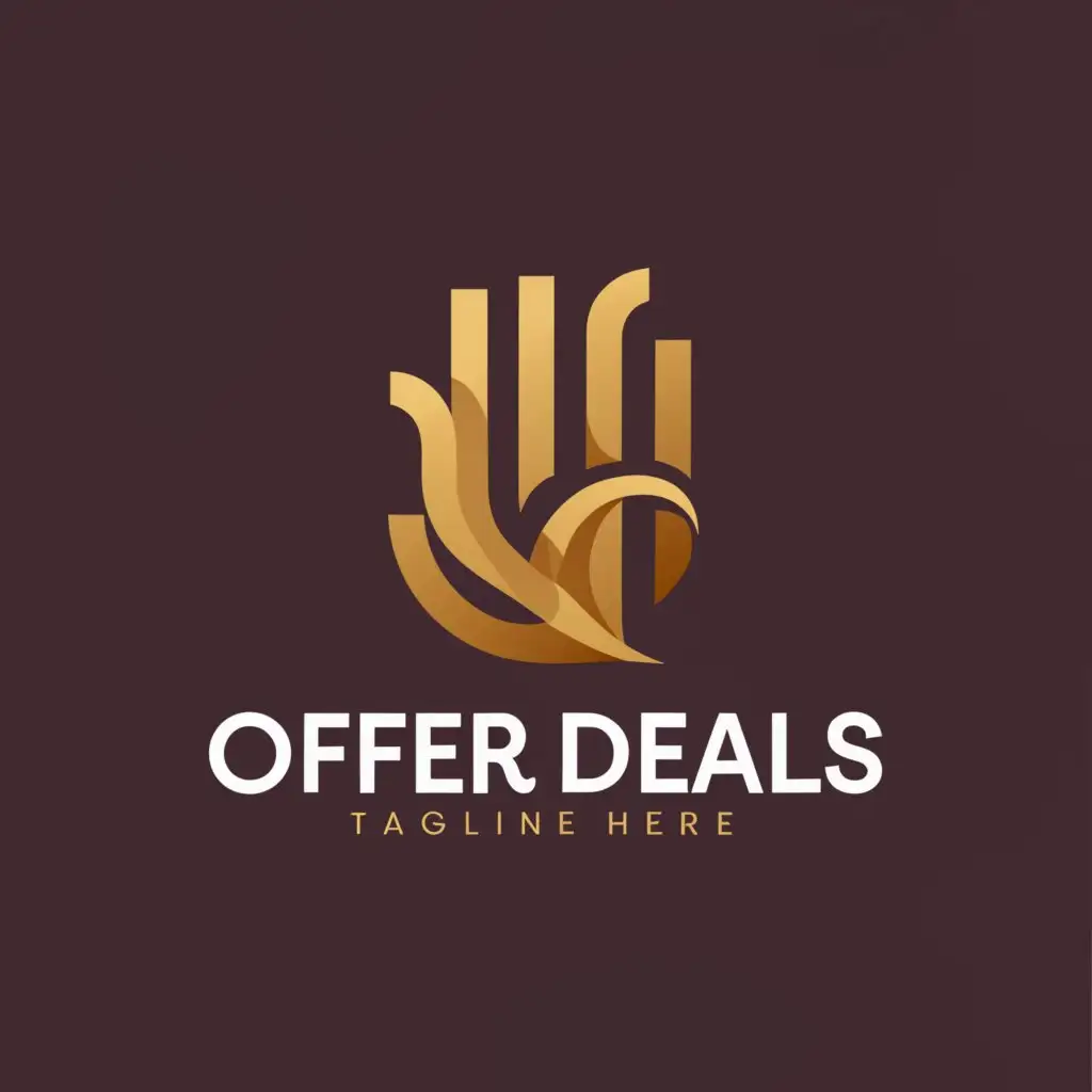 a logo design,with the text "Offer deals", main symbol:Offer,Moderate,clear background