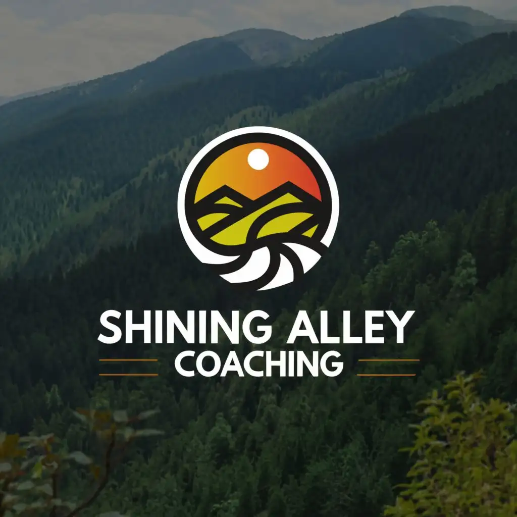LOGO-Design-for-Shining-Valley-Coaching-Elegant-Typography-and-Radiant-Imagery