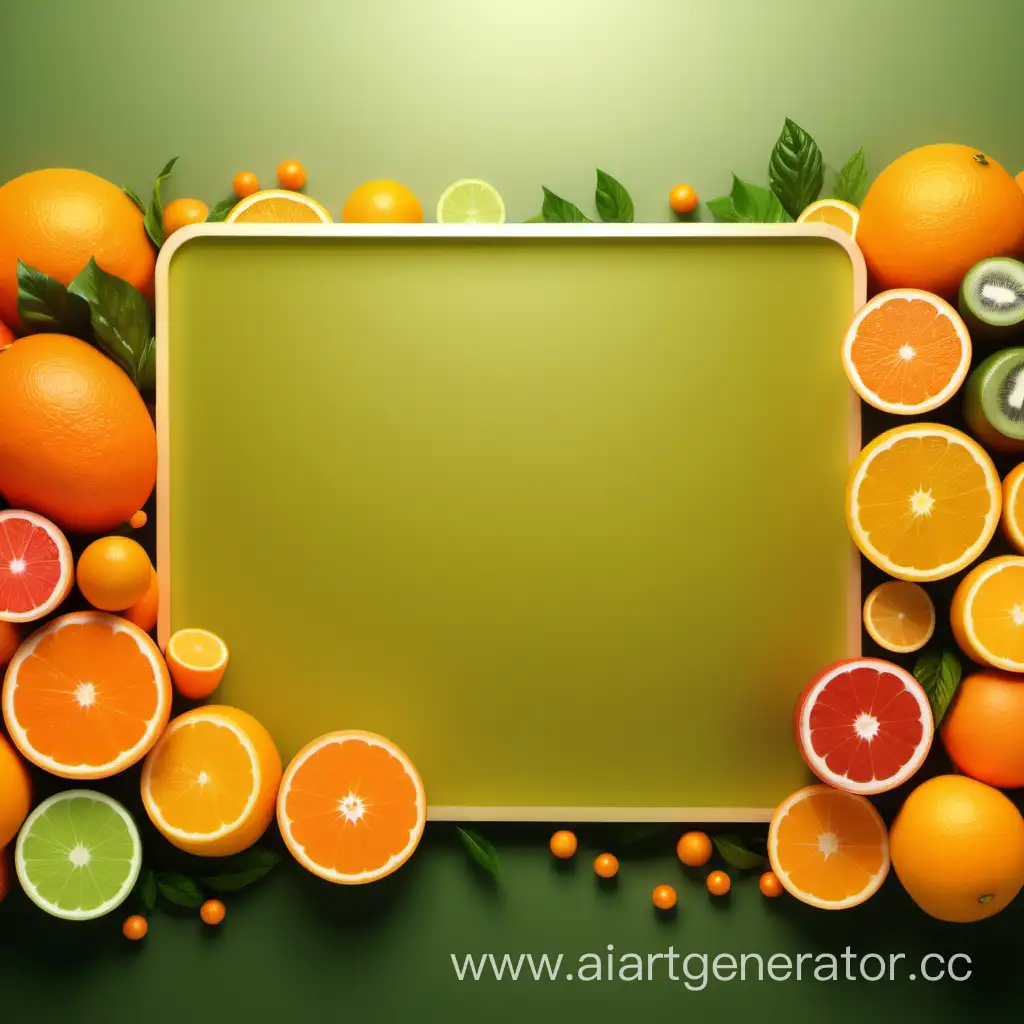 Colorful-Display-of-Vitamin-CRich-Juices-with-Text-Space