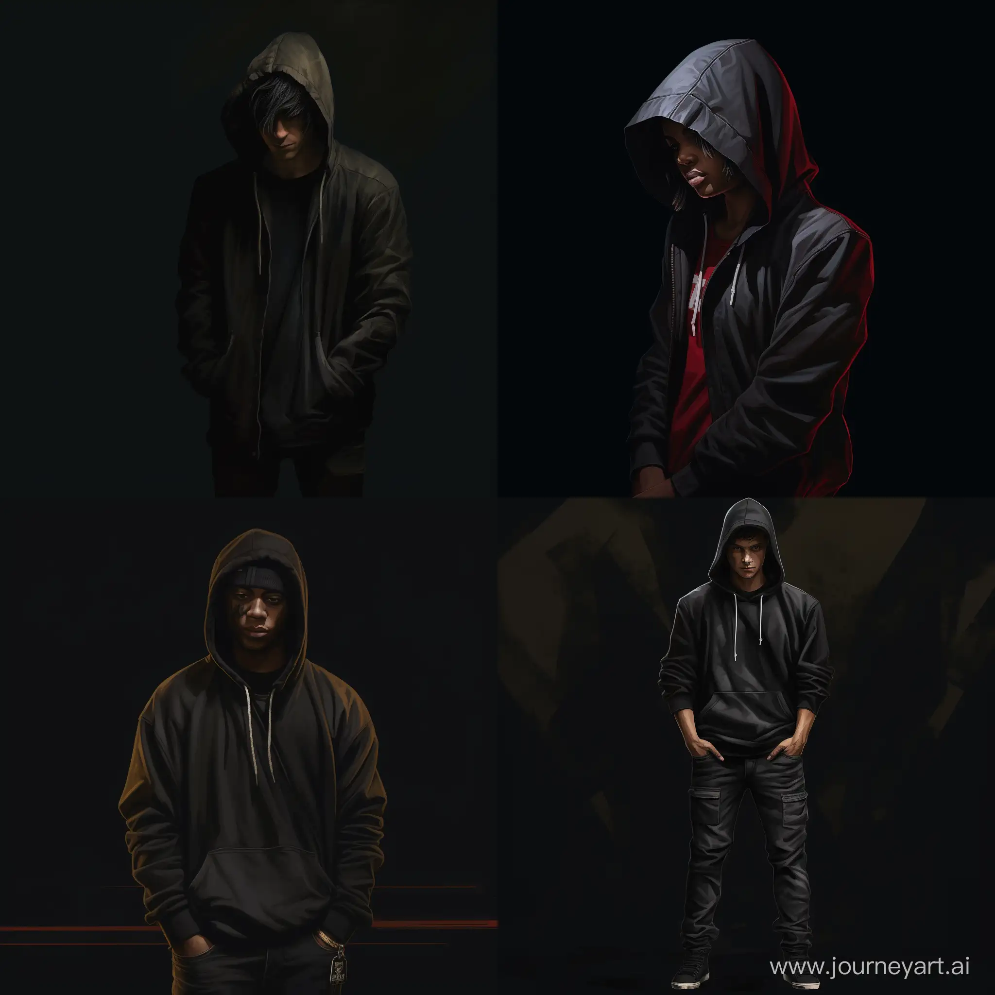 Mysterious-Figure-in-Hooded-Silhouette-on-Dark-Background