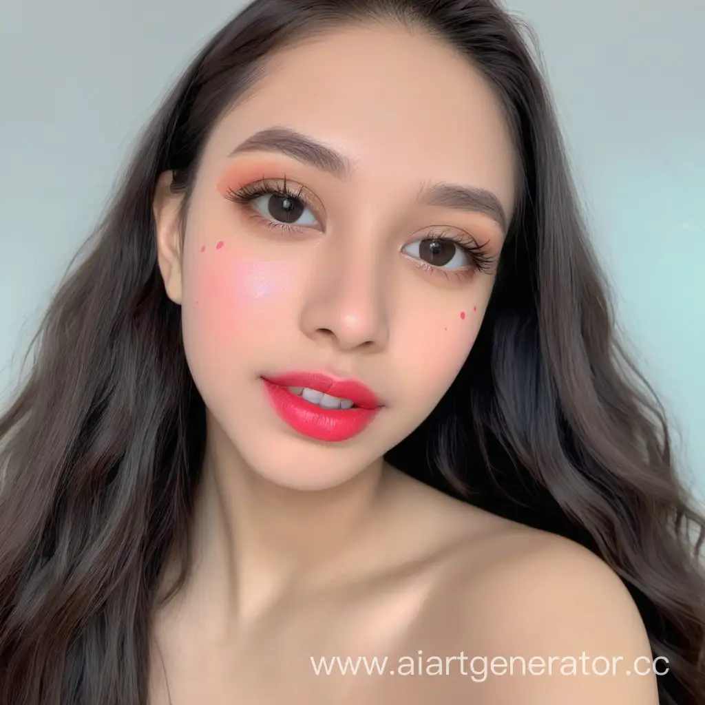 Vibrant-Makeup-Transformation-Tutorial-on-TikTok