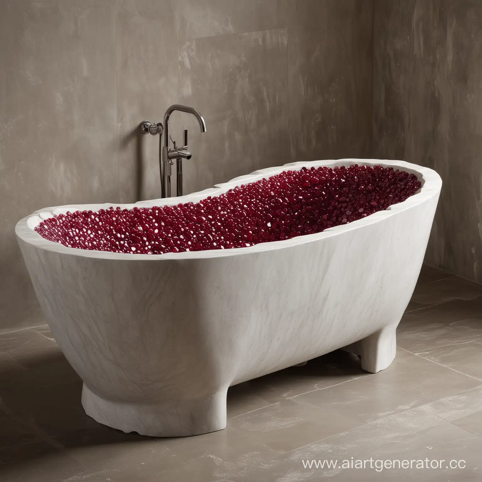 Luxurious-Spinel-Stone-Bathtub