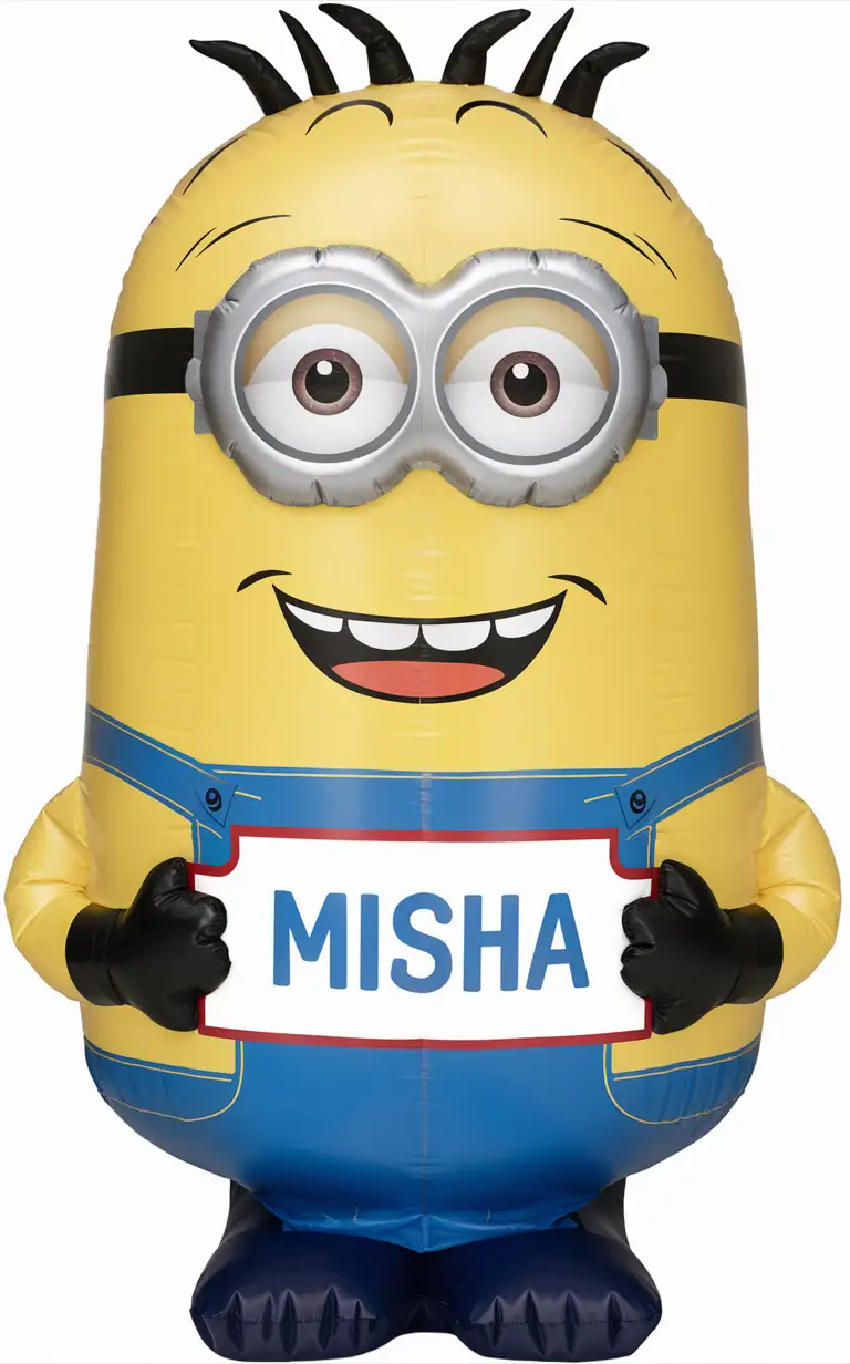 Dynamic-Misha-Minion-Design-Vibrant-and-Energetic-Character-with-Personalized-Inscription