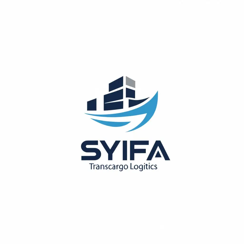 a logo design,with the text "assyifa transcargo logistics", main symbol:syifa,Minimalistic,be used in Finance industry,clear background