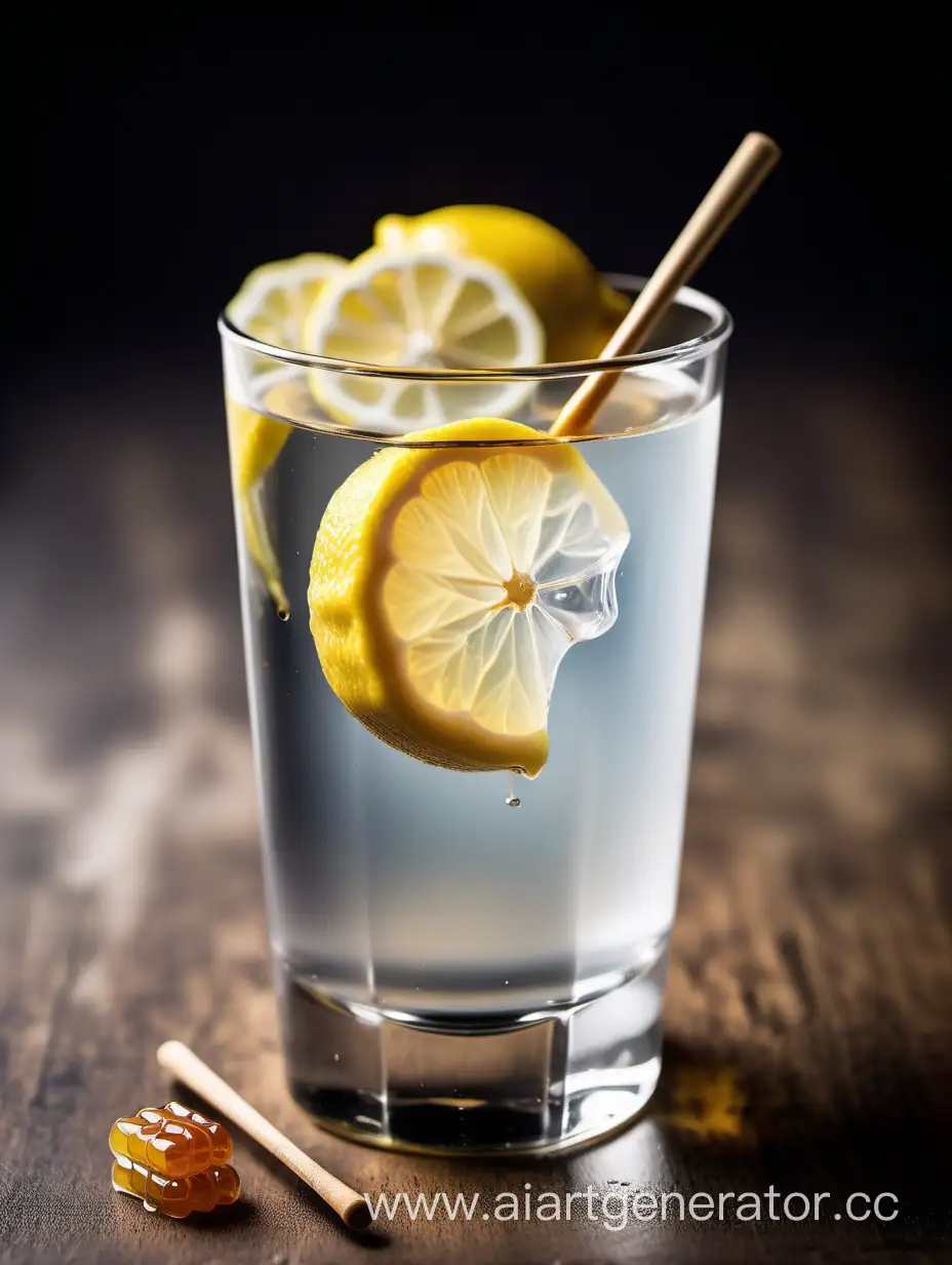 a shots that changes flavour base on customers emotion, ingredient includes lemon, honey and tonic 