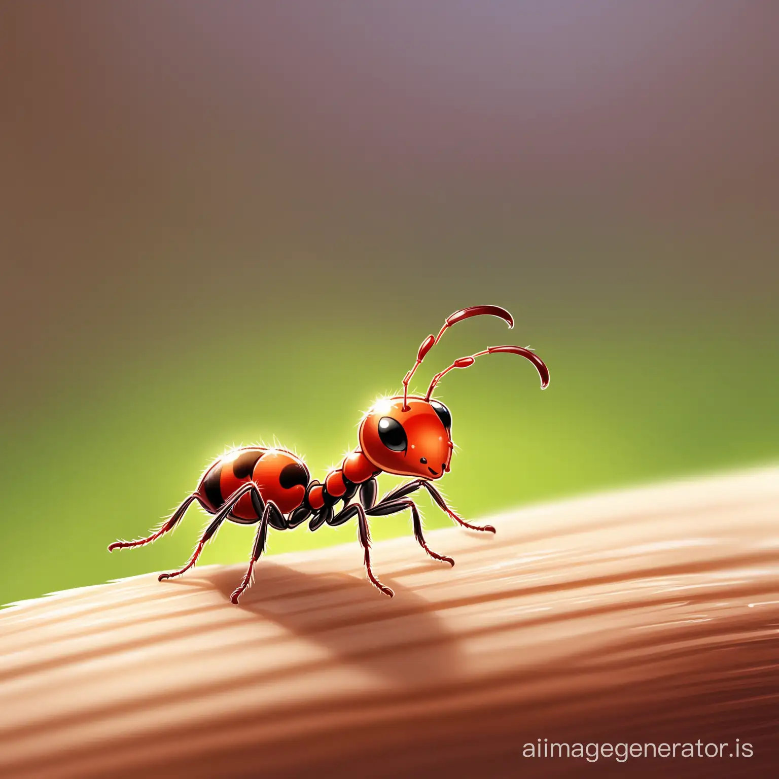 Charming-Ant-Adventure-in-a-Lush-Garden