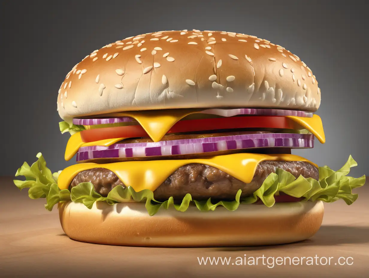 Delicious-Cheeseburger-with-Realistic-Details