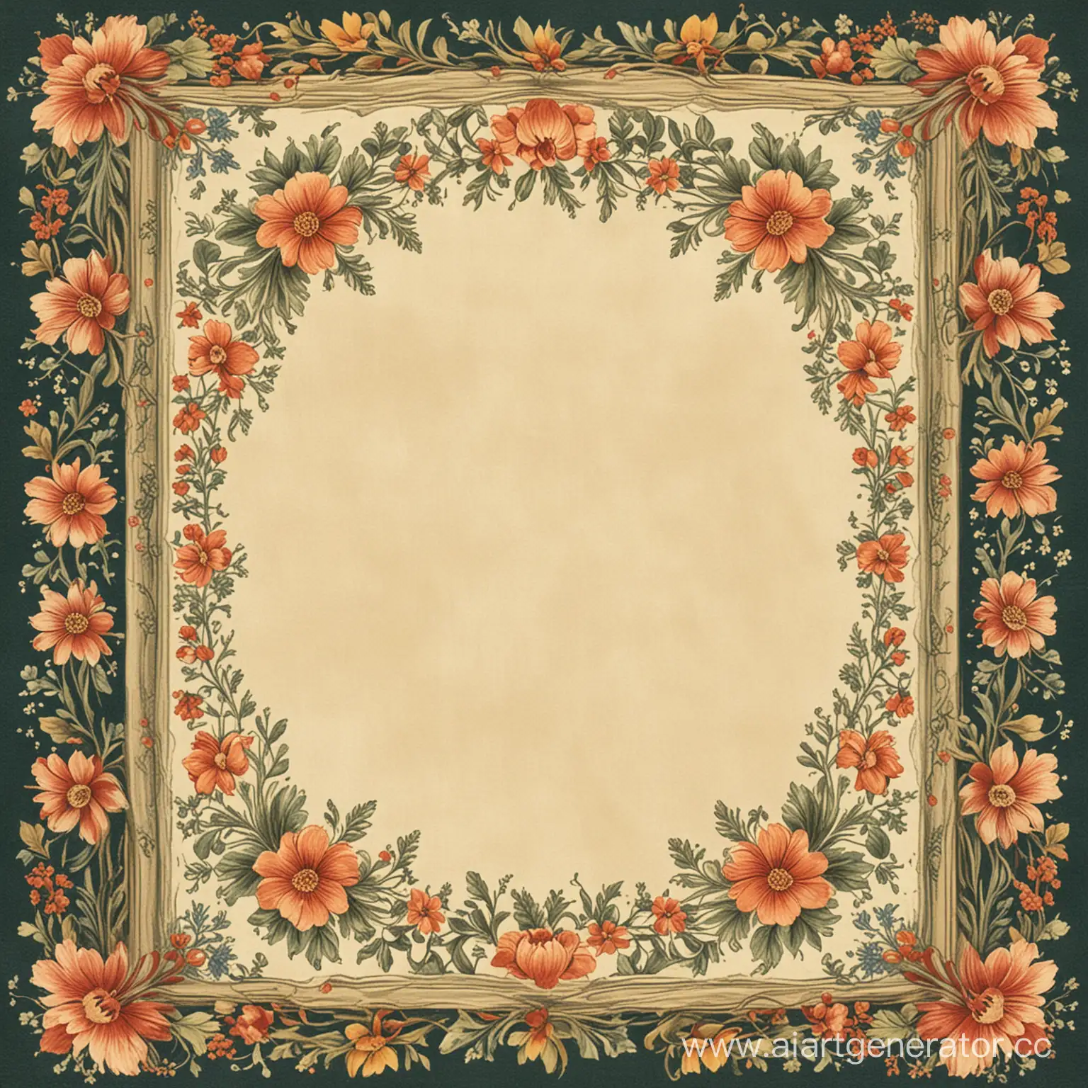 old looking book cover, flowery patterned frame, no people, no text, jane ayr style
