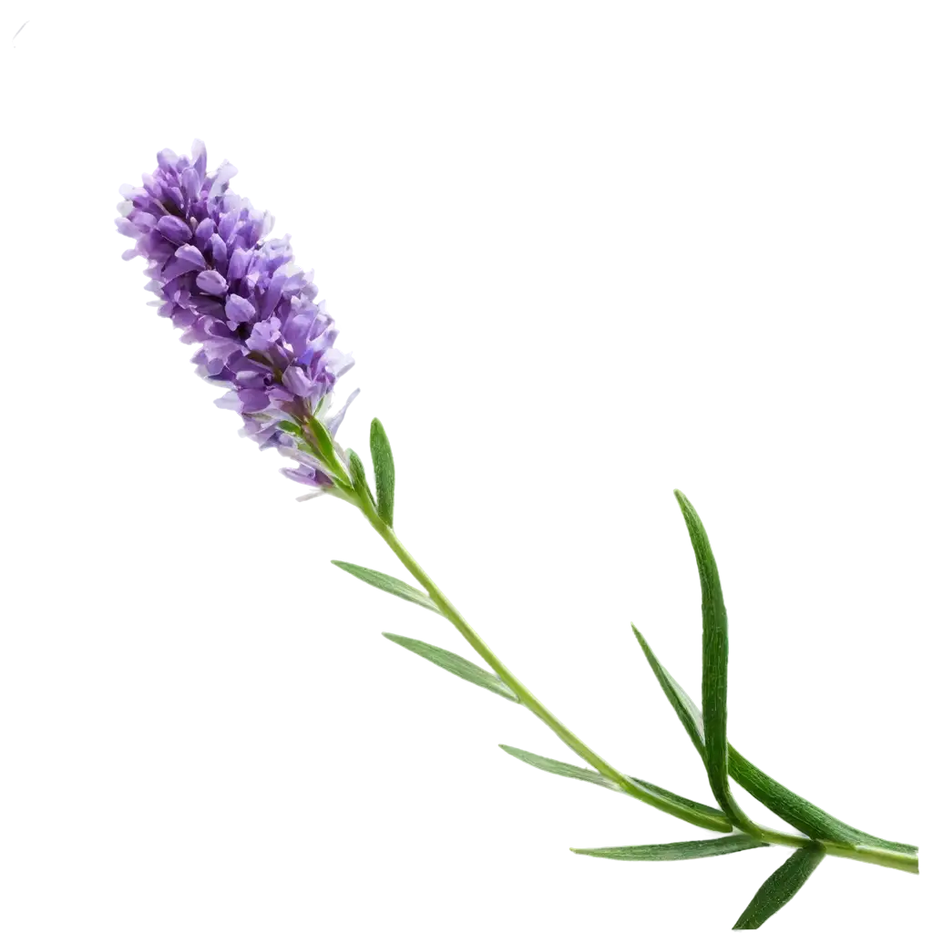 Exquisite-Lavender-Flower-PNG-Captivating-Digital-Illustration-of-Lavender-Blossom