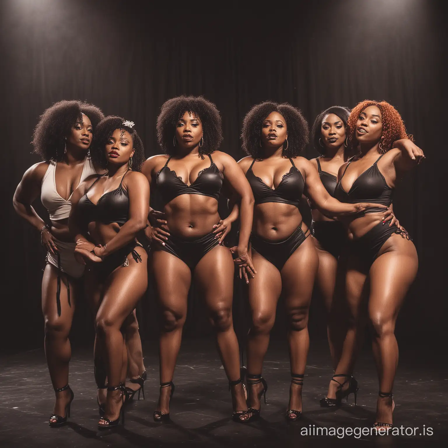 Sultry-NeoSoul-Circus-Erotic-Cirque-with-Curvy-Black-Women