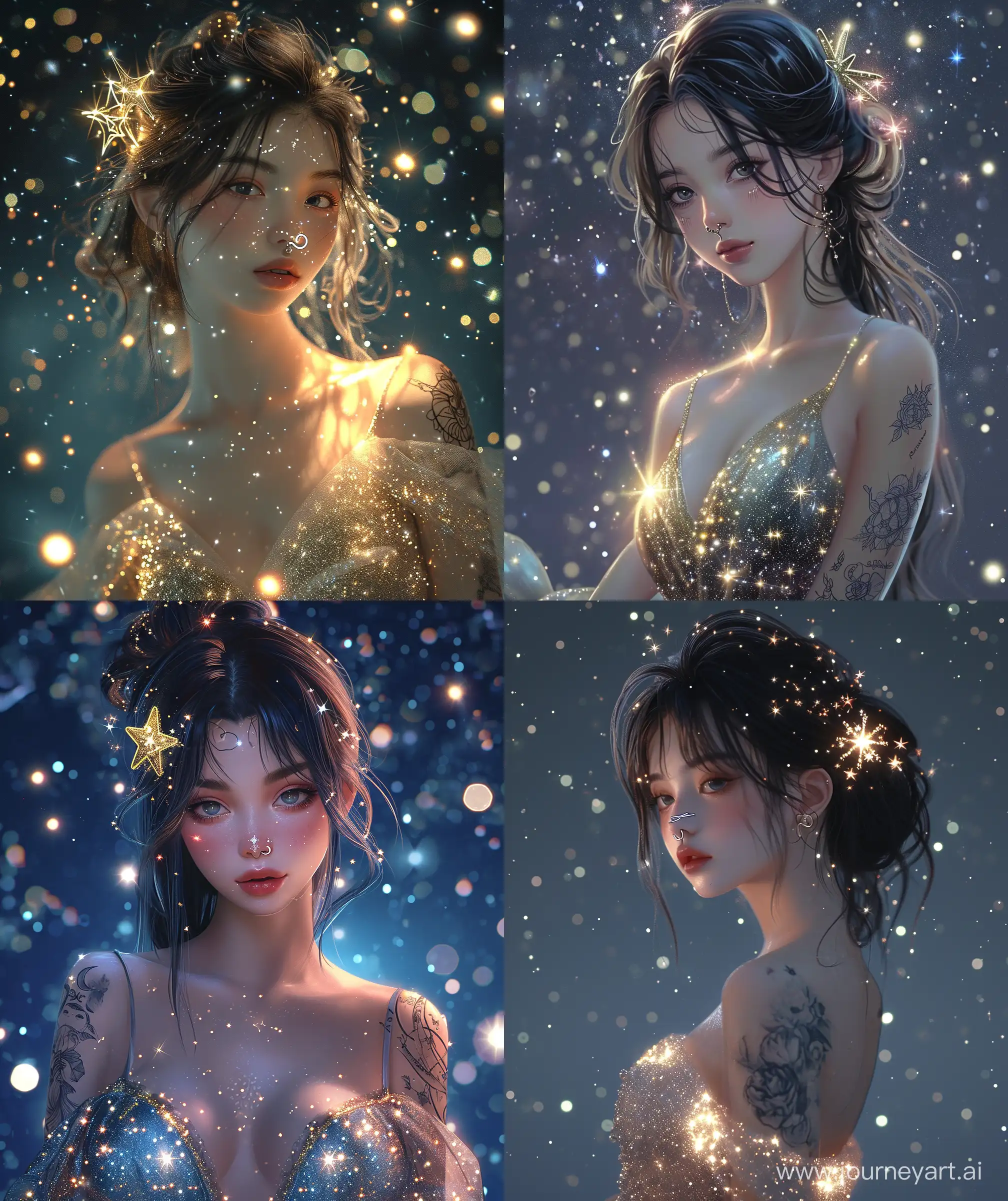 Starry-Anime-Woman-with-Celestial-Elegance-and-Mysterious-Charm