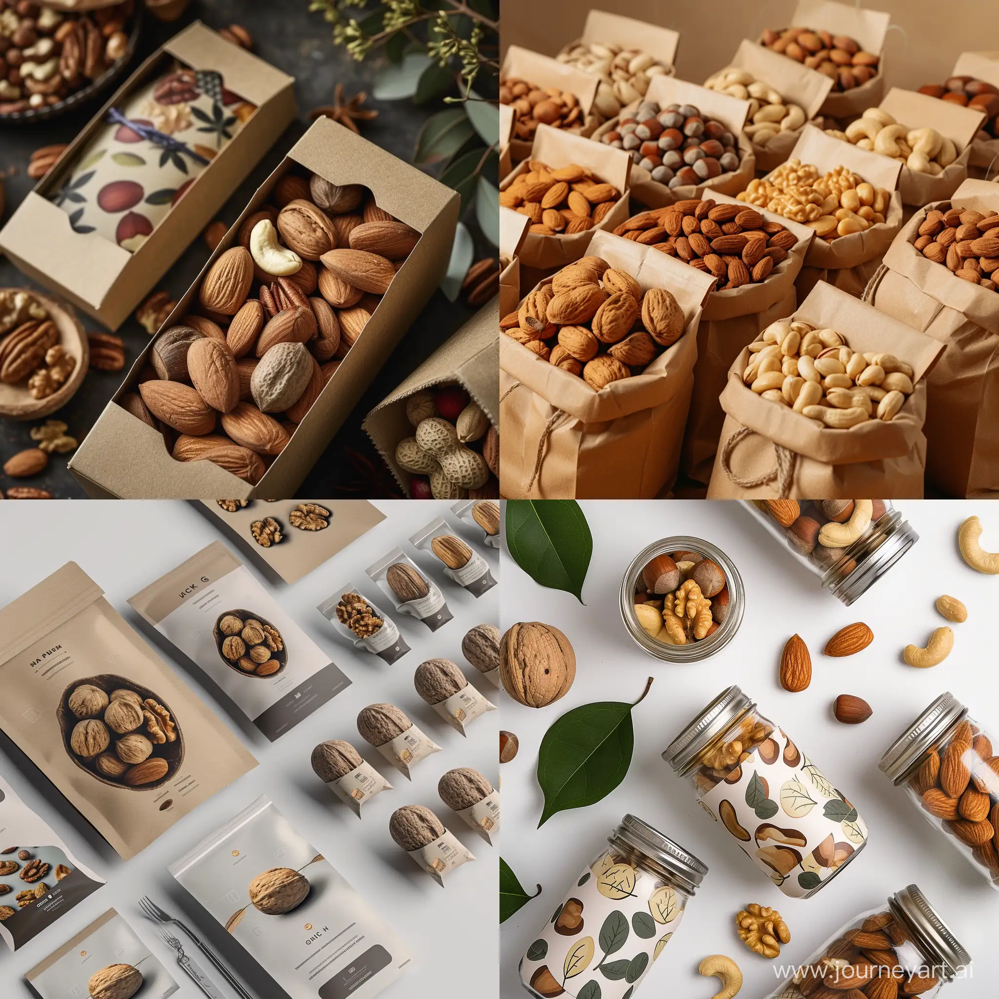 Premium-Nuts-Packaging-with-Elegant-Design-and-6-Varieties