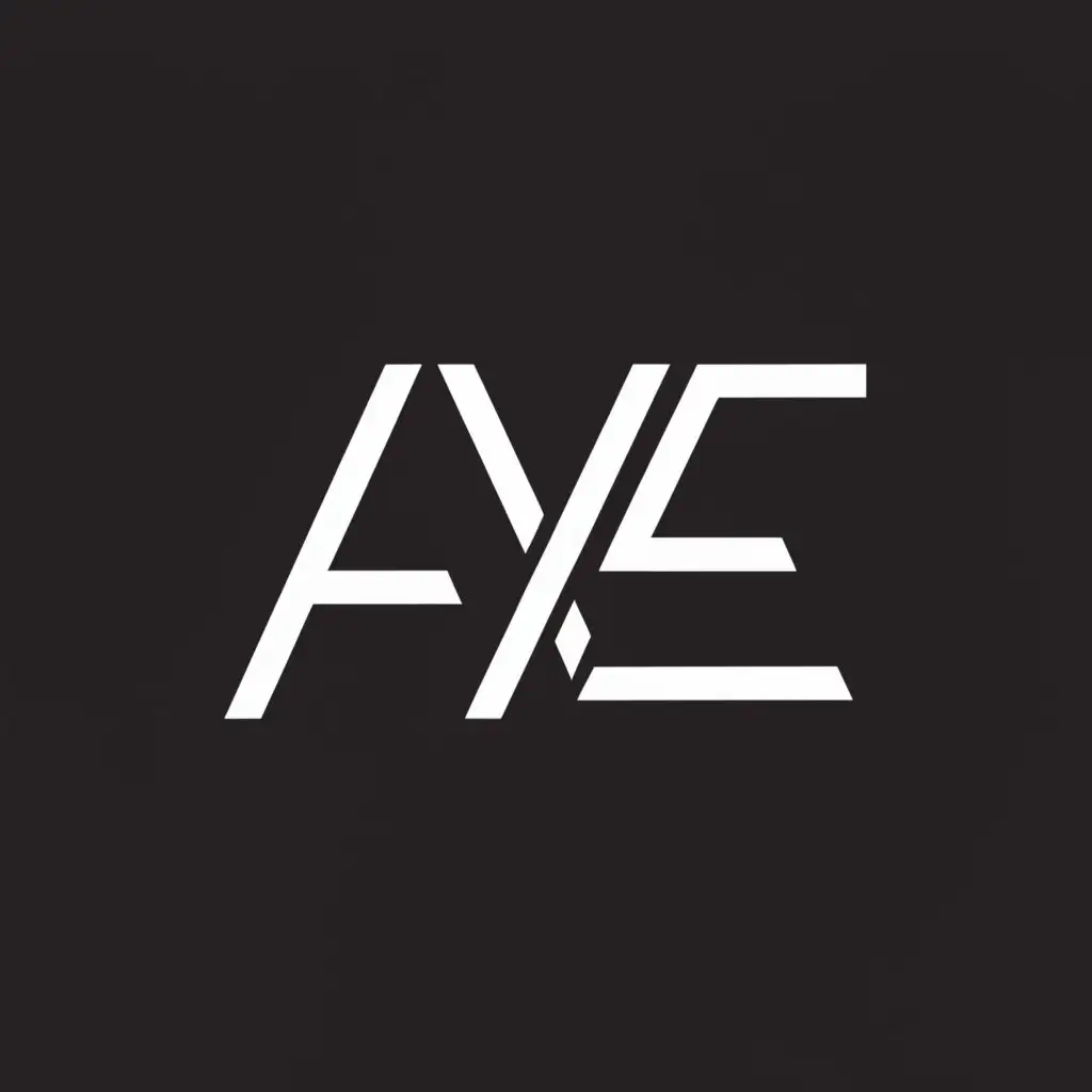 a logo design,with the text "Akash Enterprises", main symbol:AE,Minimalistic,clear background