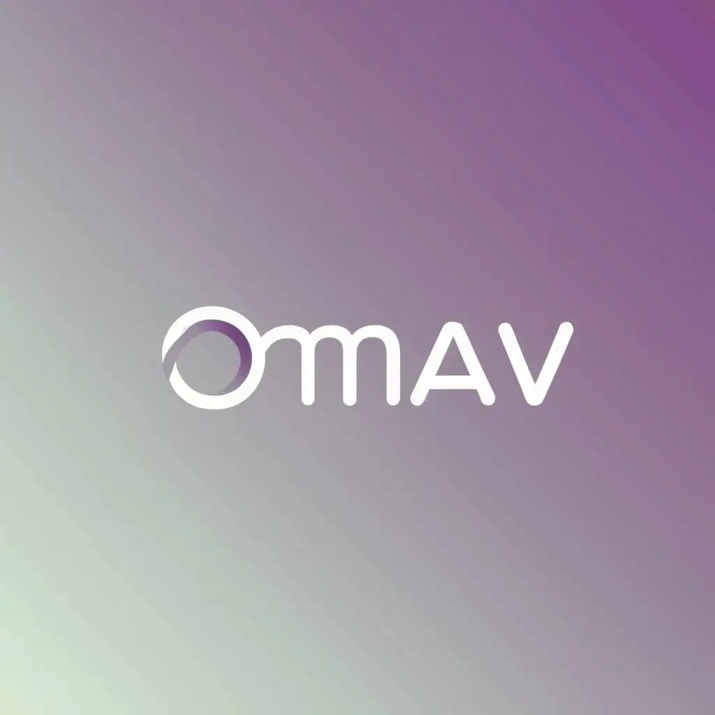 a logo design,with the text "Omaav", main symbol:We need circle in the logo,Moderate,clear background