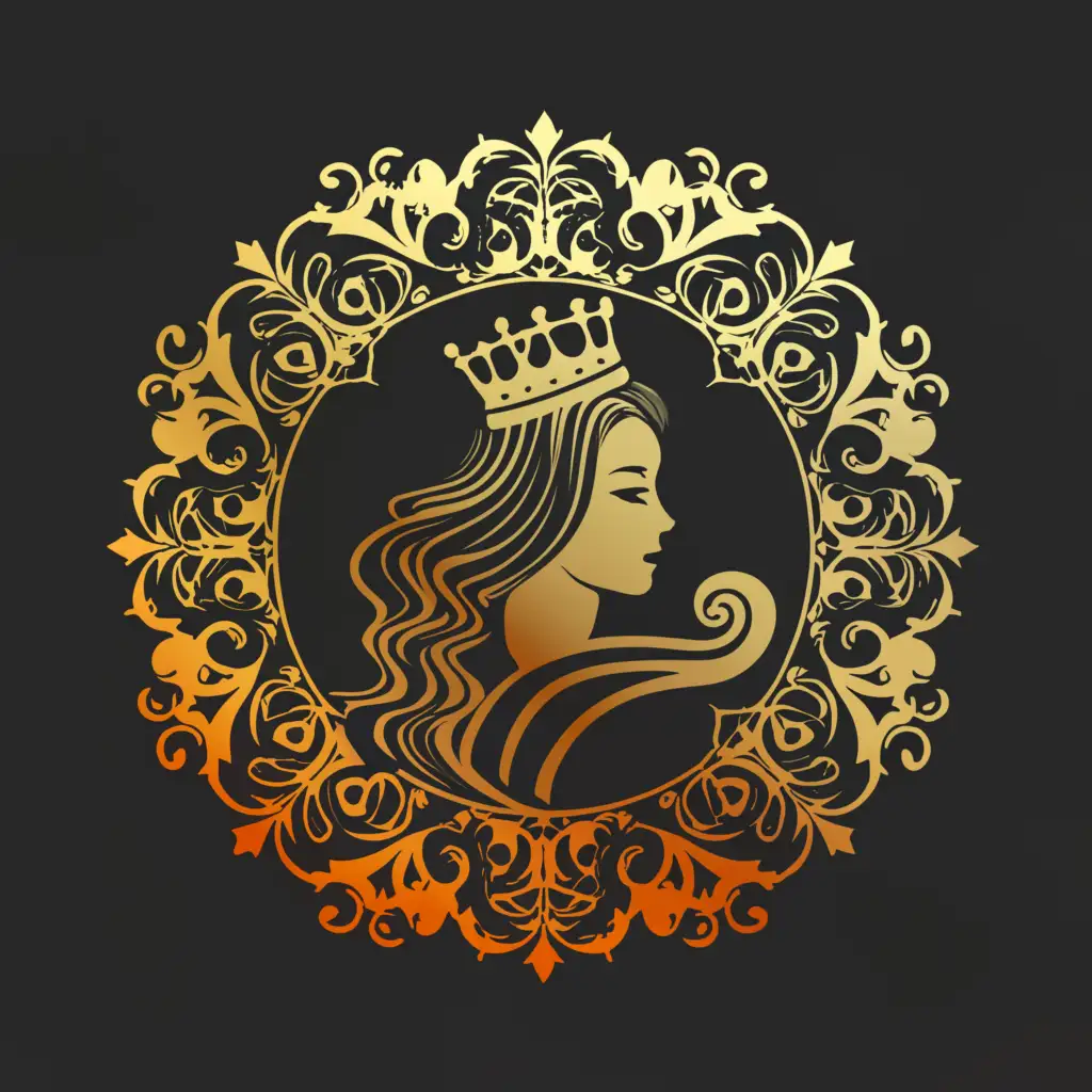 LOGO-Design-for-Salon-Bellezza-Opulent-Gold-Black-Emblem-of-Feminine-Grace
