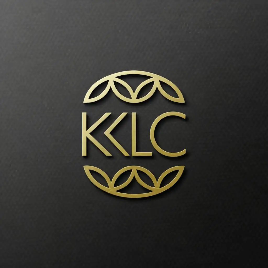 a logo design,with the text "KLC", main symbol:golden ratio, seed of life, luxury,Moderate,be used in Retail industry,clear background