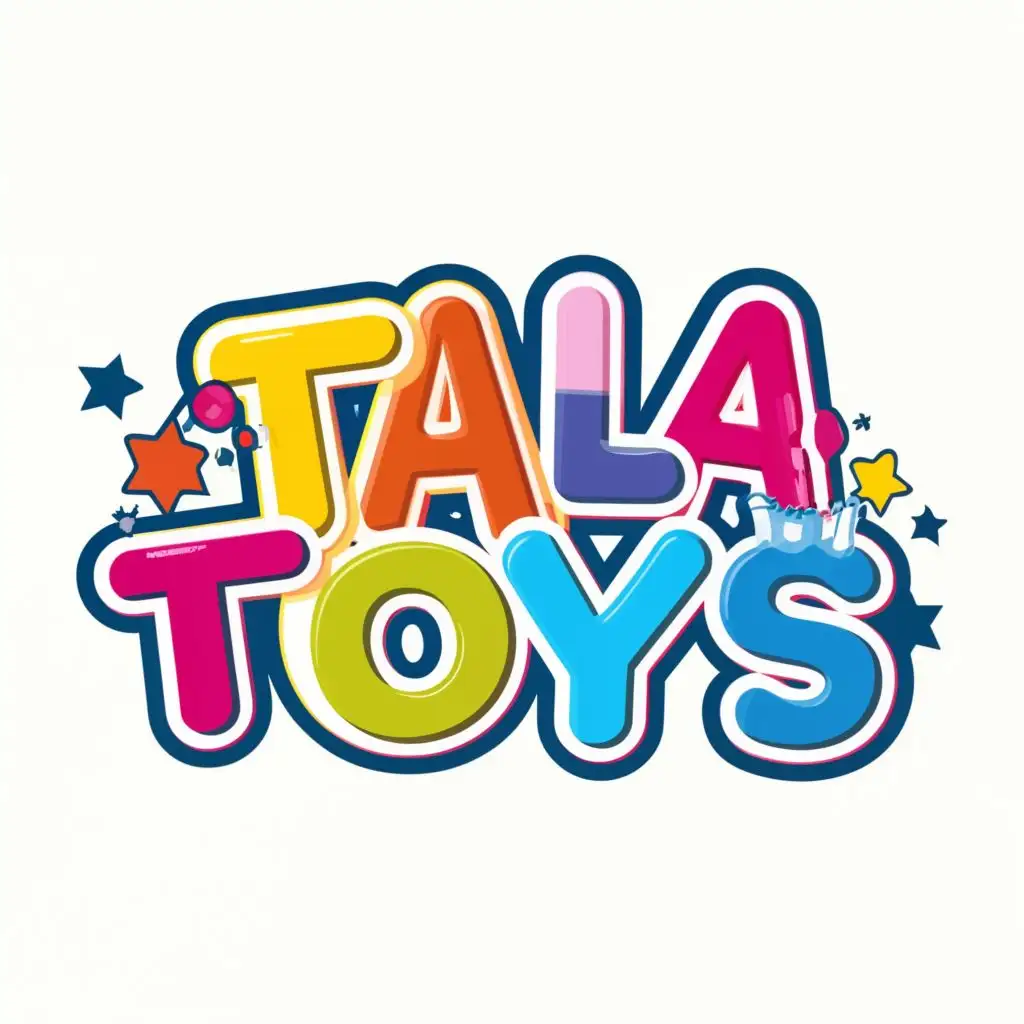 logo, Toys, with the text "Tala Toys", typography