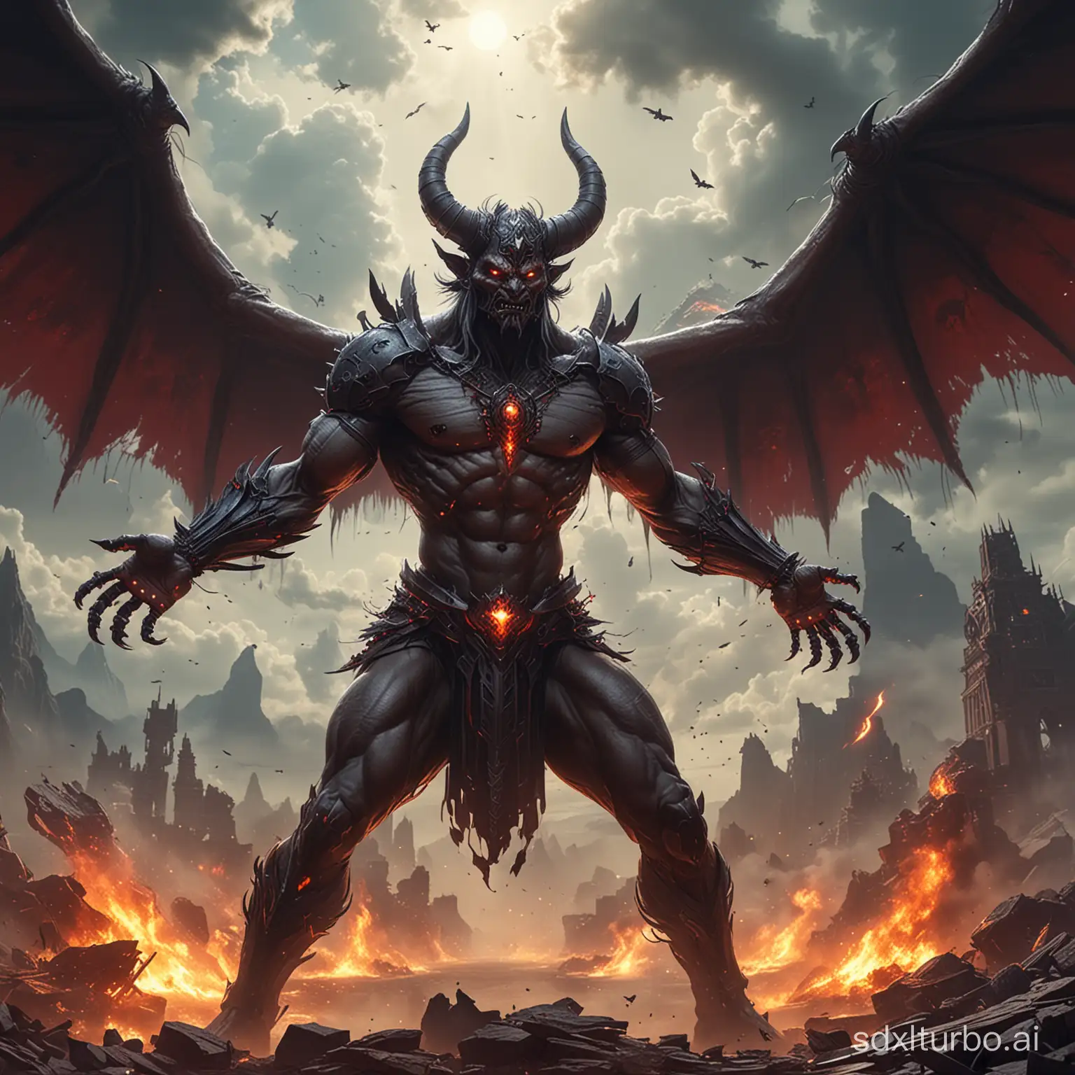 Demon kalipurush using ai technology to destroy world