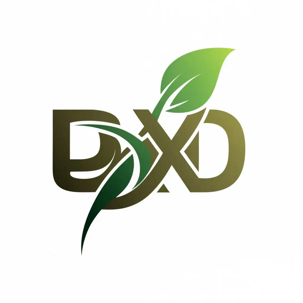 LOGO-Design-For-DXD-Dynamic-Leaf-Emblem-with-Striking-Typography-for-Retail-Branding