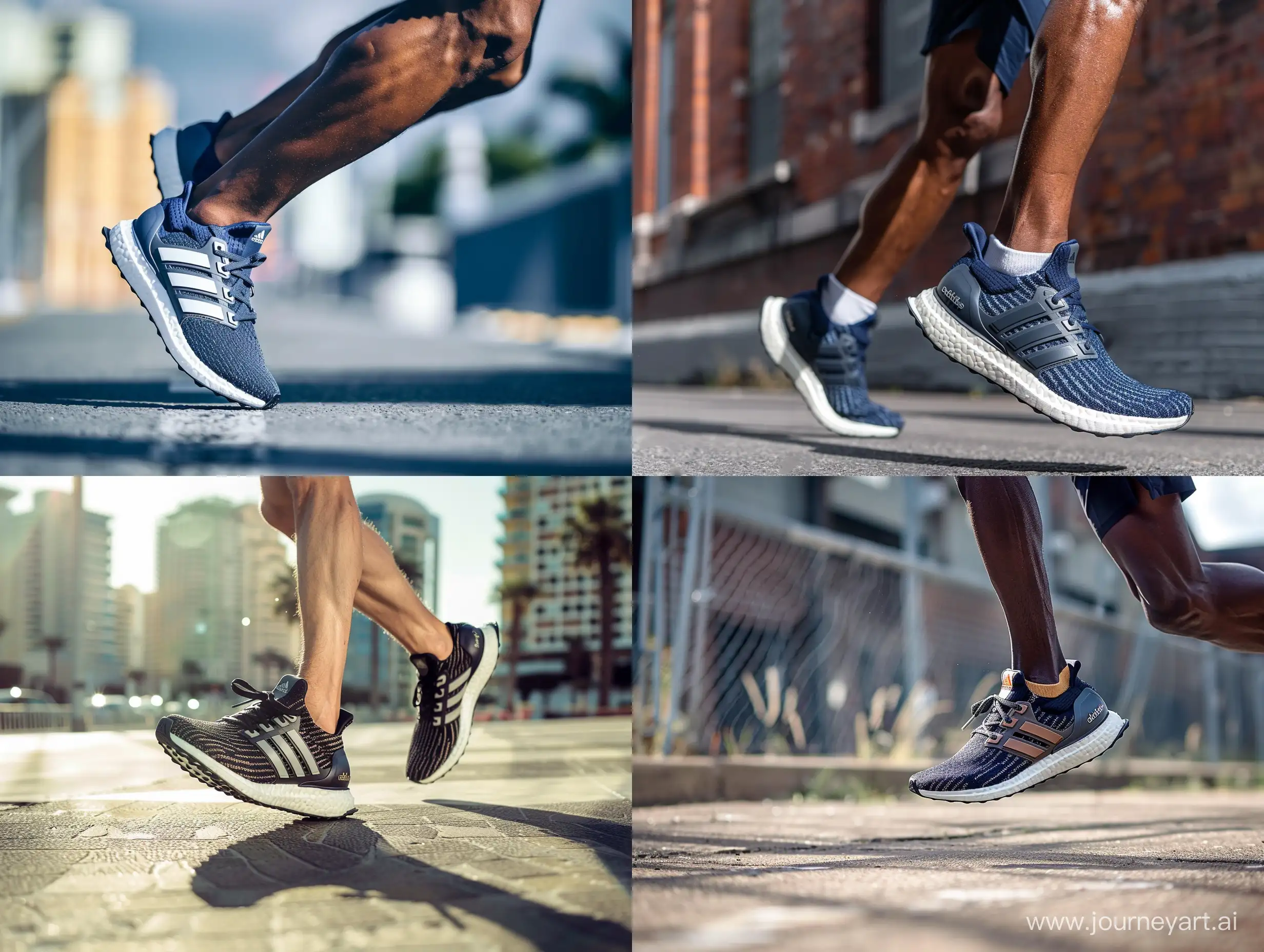 Athletic-Man-Running-in-Adidas-Shoes